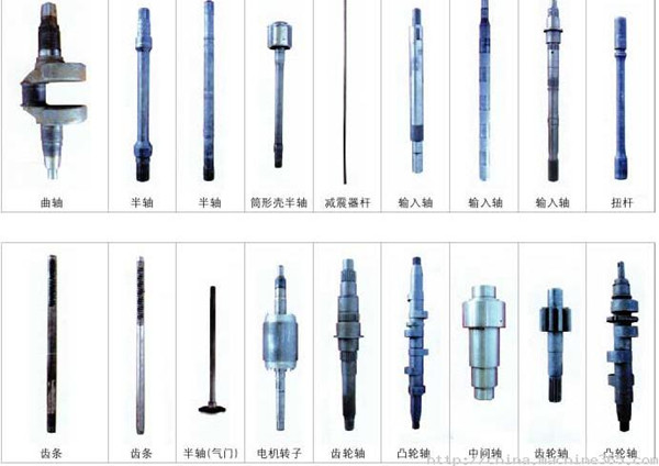 63t液压校直机加工轴类件案例展示